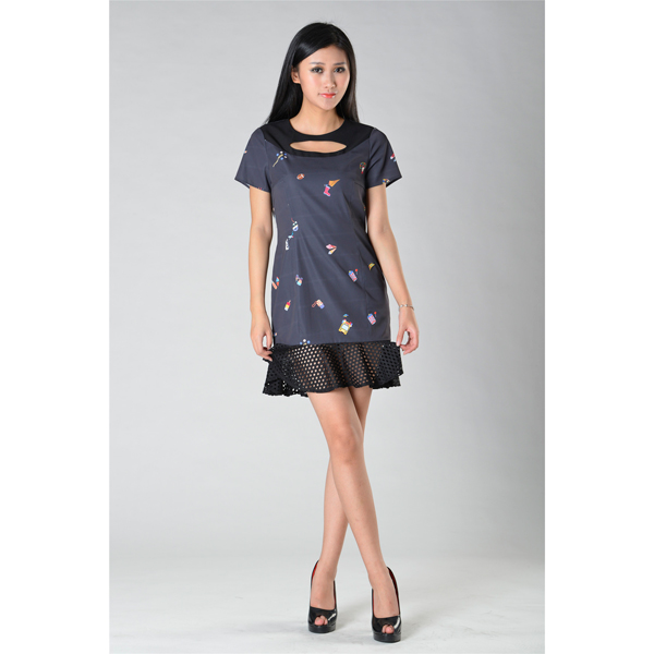 SY006數(shù)碼印花連衣裙正面效果圖 SY006數(shù)碼印花連衣裙正面效果圖